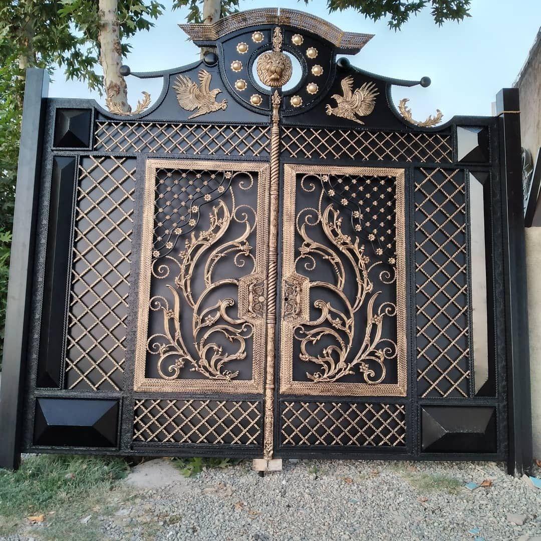 درب حیاط ماشین رو