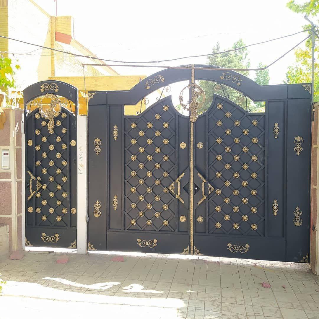طراحی درب ورودی ساختمان ویلایی