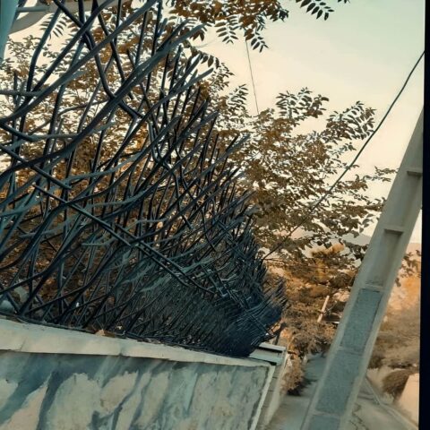 حفاظ بوته ای تراکم ۶۷ میلگرد ۱۰ کوره ای – 9 حفاظ بوته ای تراکم 67: امنیت پیشرفته برای دیوارهای بلند