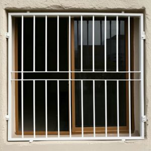 حفاظ پنجره دوجداره مدل ساده میله افقی | امنیت و طراحی مدرن