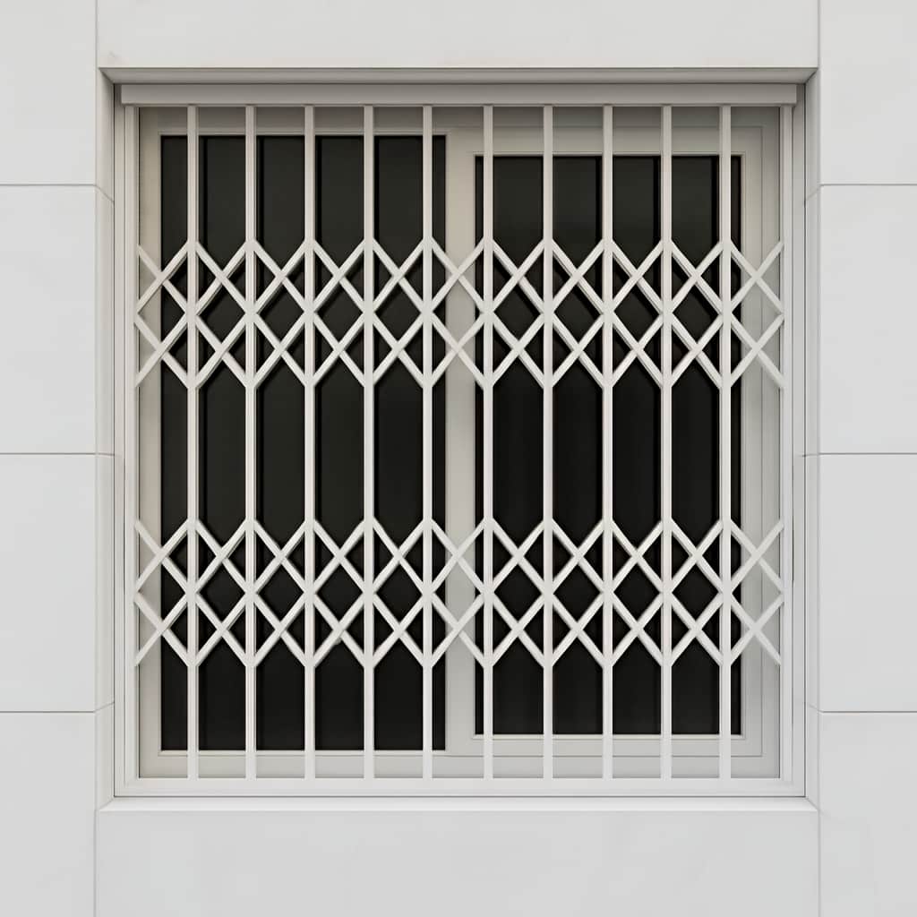 حفاظ پنجره کشویی آکاردئونی