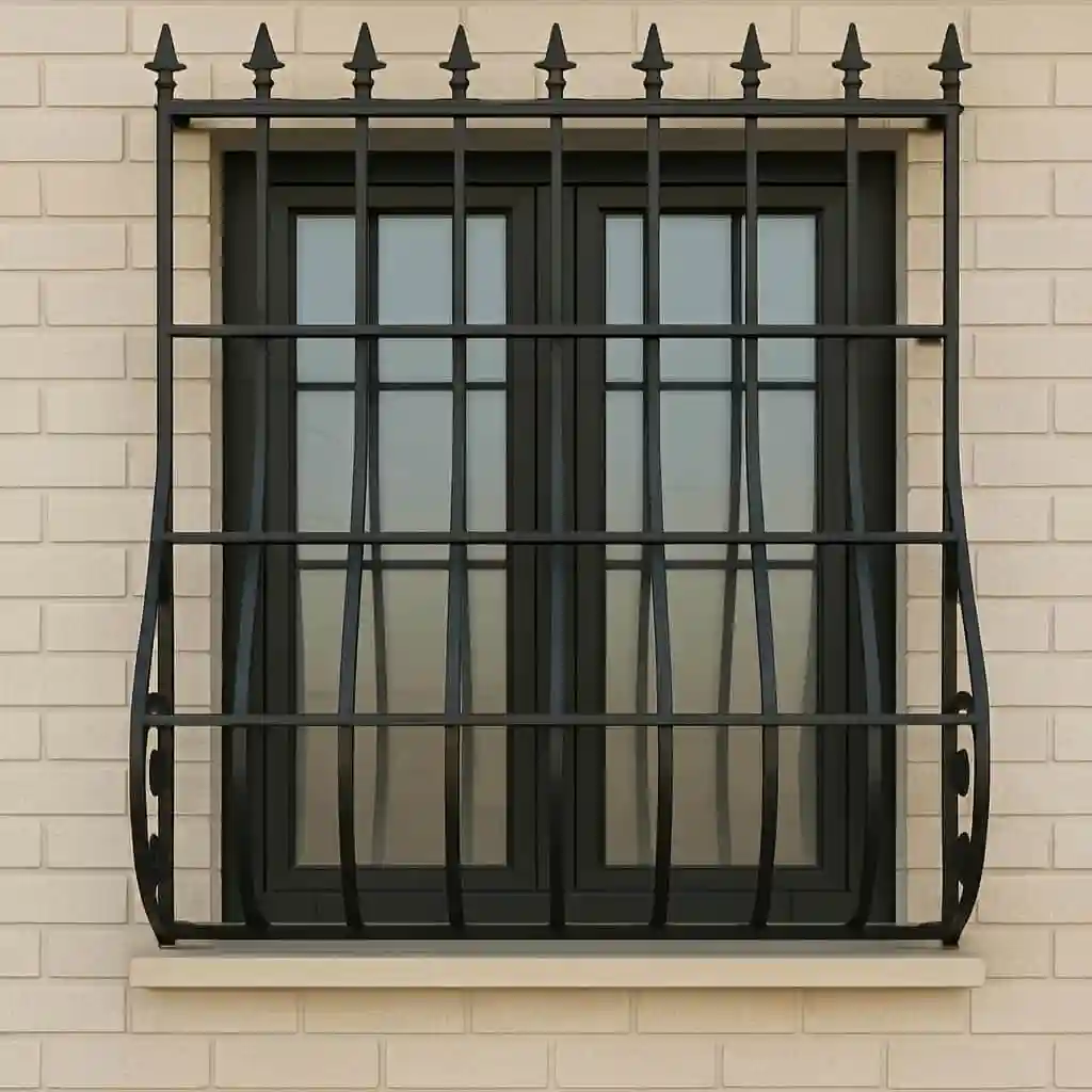 حفاظ پنجره با طراحی قوس دار