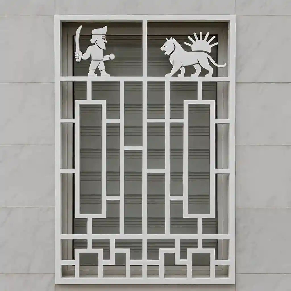 حفاظ پنجره با طراحی هندسی