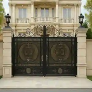 درب فلزی ارکیده فرفورژه لوکس