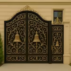 درب فلزی زنگوله کلاسیک لوکس