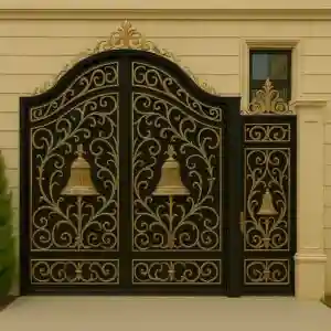 درب فلزی زنگوله کلاسیک لوکس