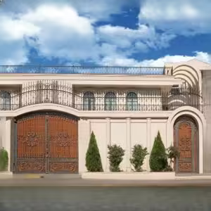 درب فلزی لاله ویلایی مدرن