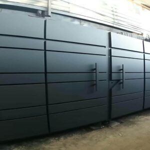 درب مدرن کیت کت افقی فلزی