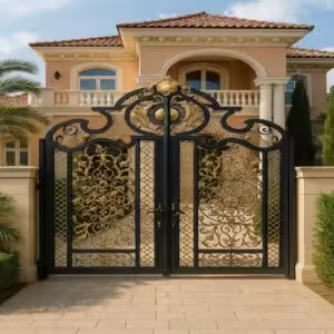 درب فلزی میخک فرفورژه