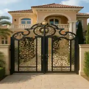 درب فلزی میخک فرفورژه