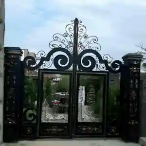 درب فلزی نگین فرفورژه لوکس