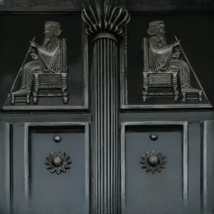 درب فلزی هخامنشی کلاسیک لوکس