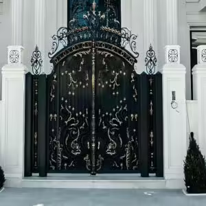 درب حیاط آهنی مدرن