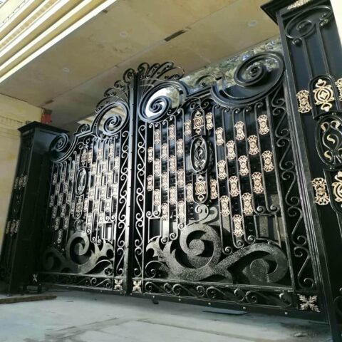ساخت درب حیاط ورودی ویلایی لوکس