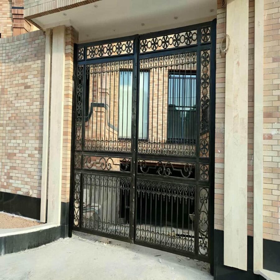 خرید درب حیاط آهنی مستقیم کارخانه