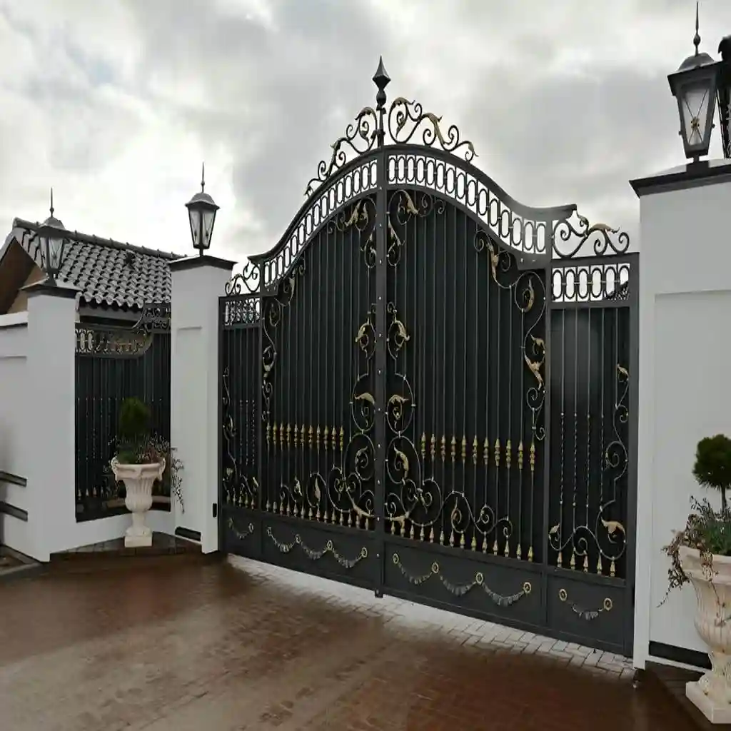 قیمت روز درب پارکینگ فلزی با رنگ کوره ای