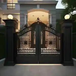 طراحی درب پارکینگ فلزی مدرن