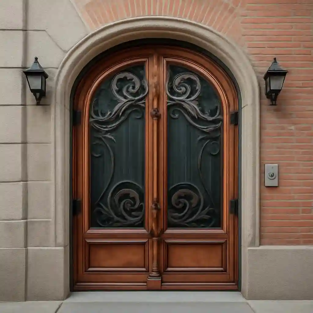 قیمت درب فلزی آرت نوا طرح چوب