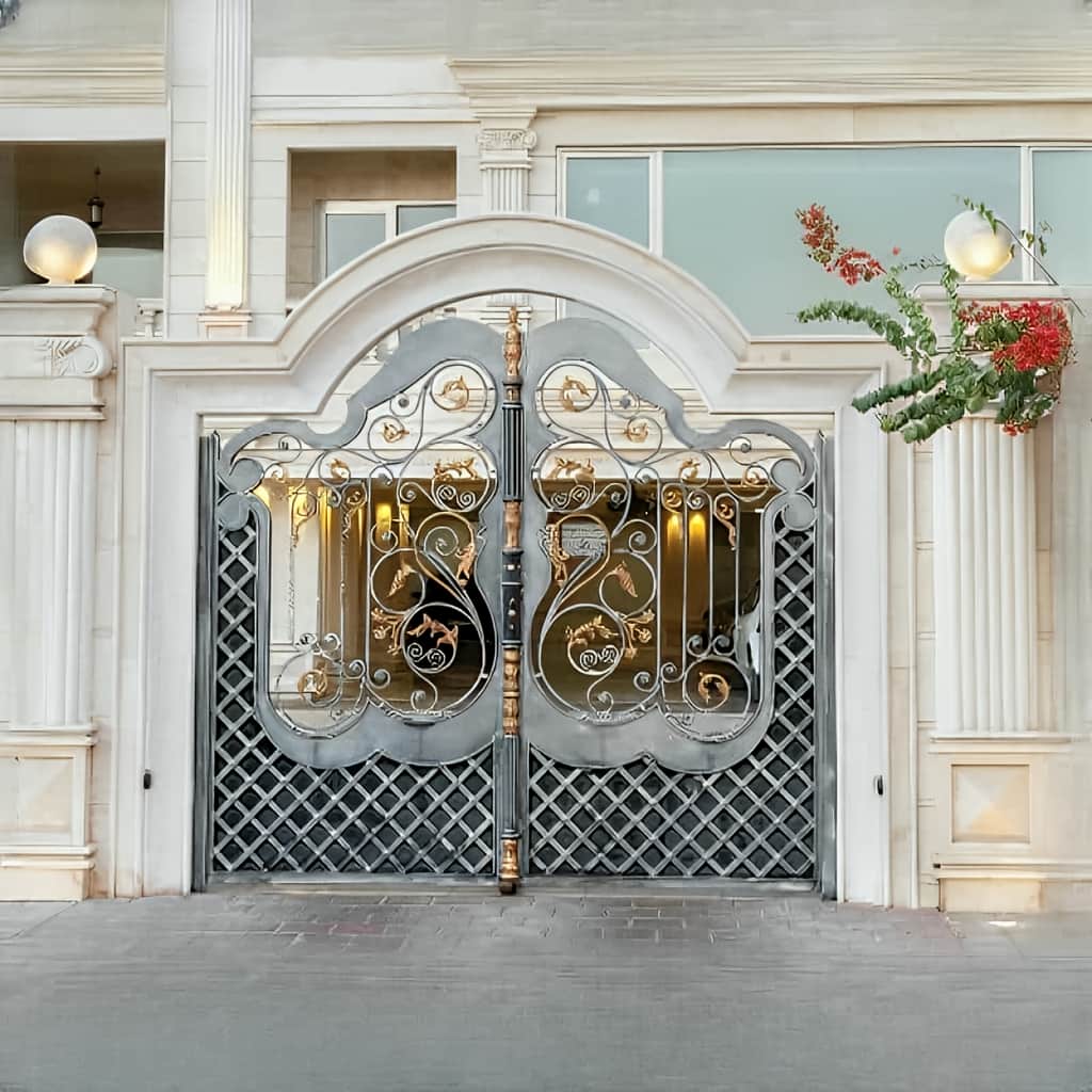 خرید درب فلزی ارغوان فرفورژه لوکس