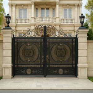 درب فلزی ارکیده فرفورژه لوکس