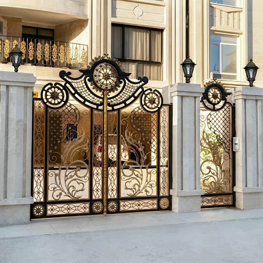 خرید و قیمت درب فلزی اقاقیا ورودی باغ