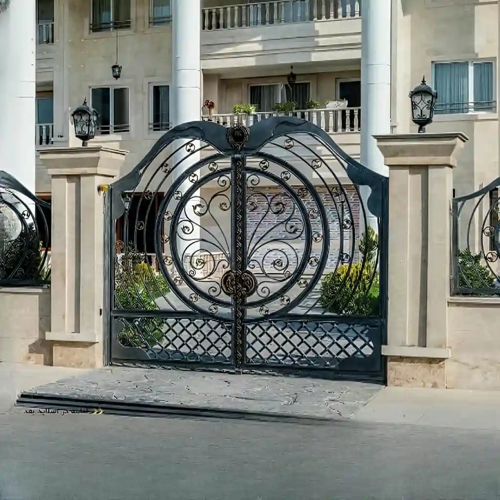 کارخانه تولید درب فلزی دایره مصور فرفورژه