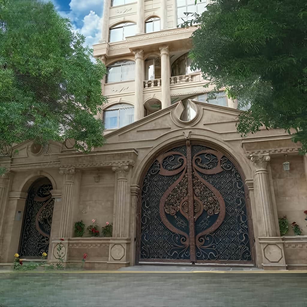 کارخانه تولید درب فلزی دسته گل لوکس