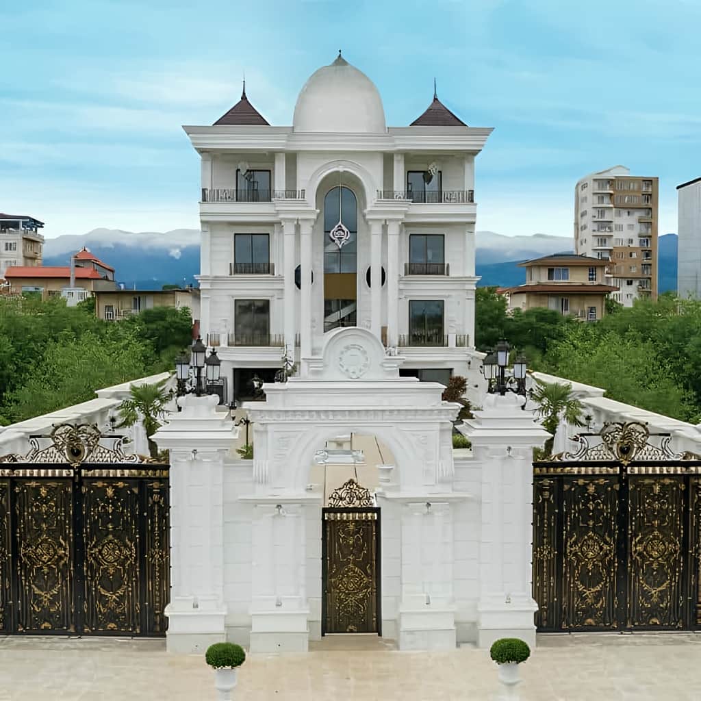 نصب درب فلزی سنس دولنگه پارکینگ