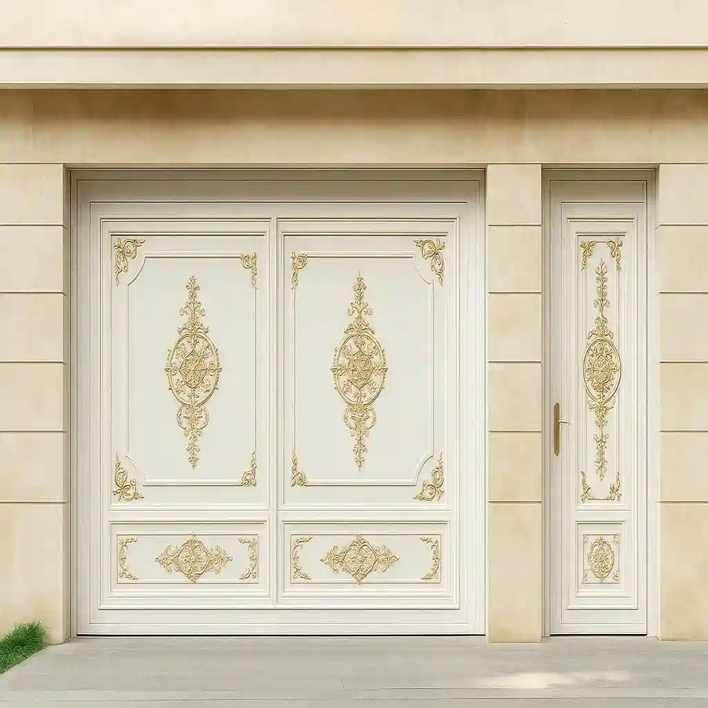 قیمت درب فلزی صدفی لوکس پارکینگ