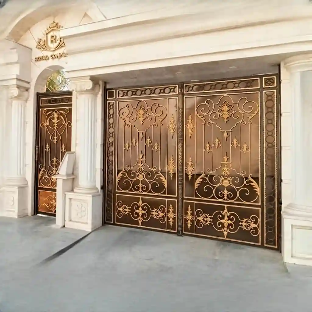 خرید درب فلزی غنچه برای باغ