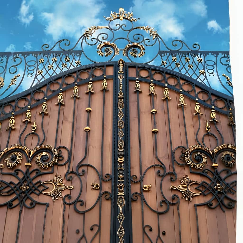 خرید درب فلزی لاله مناسب نمای کلاسیک