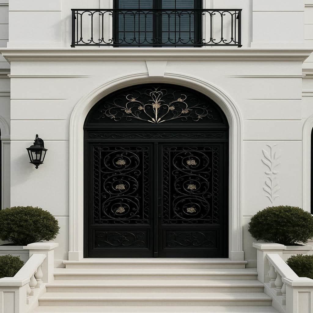 فروش درب فلزی لوکس برلیان فرفورژه کلاسیک