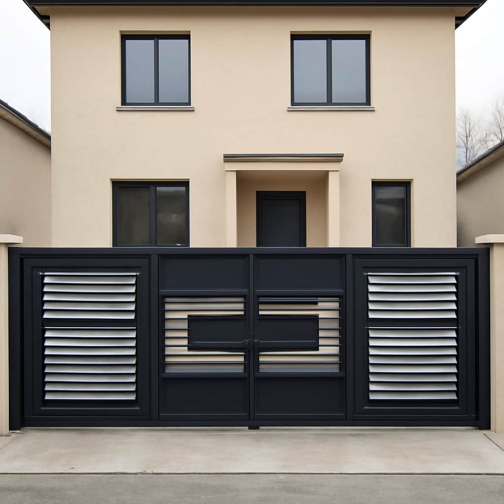 نصب درب مدرن لیلاک لولایی و ریلی