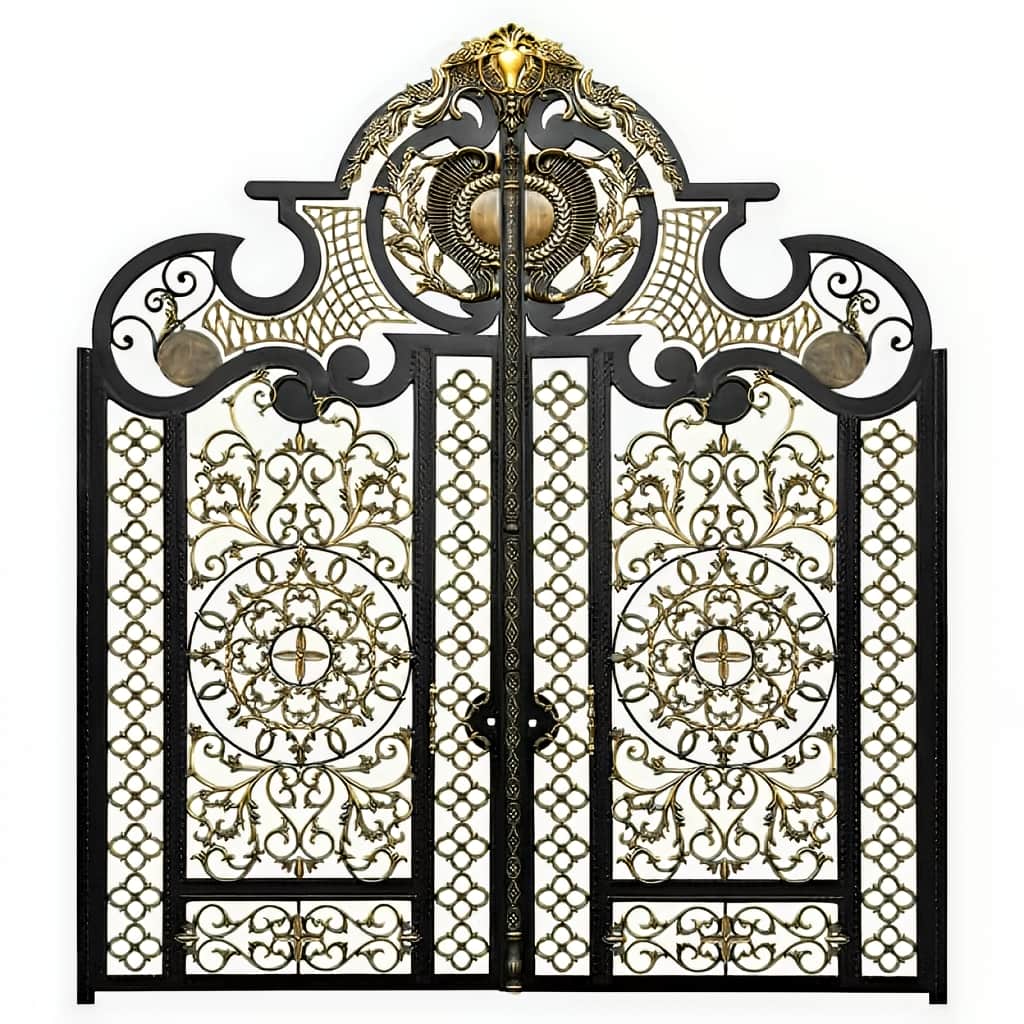 فروش درب فلزی میخک فرفورژه دولنگه