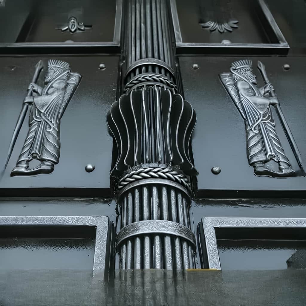 فروش درب فلزی هخامنشی مناسب شهرک مسکونی لوکس