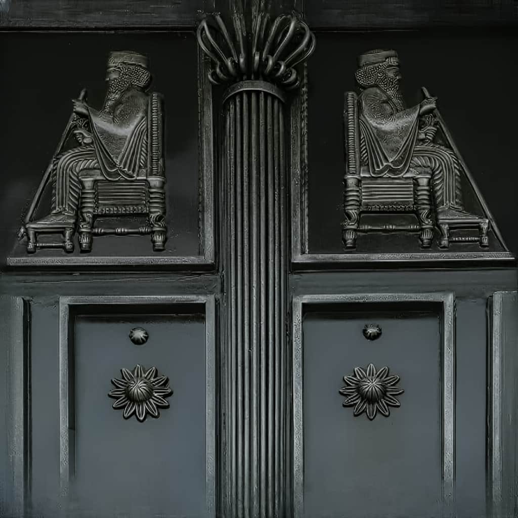 درب فلزی هخامنشی کلاسیک لوکس