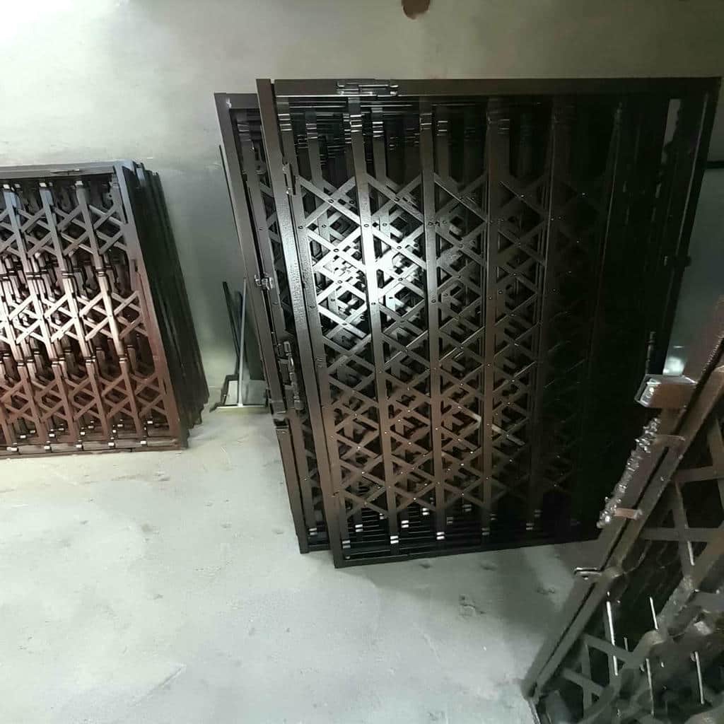 خرید درب آکاردئونی فلزی در قزوین