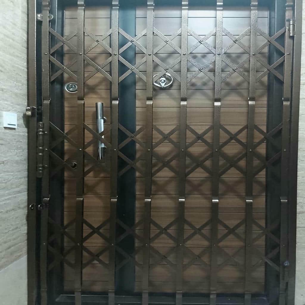 فروش درب آکاردئونی رنگ مقاوم در کاشان