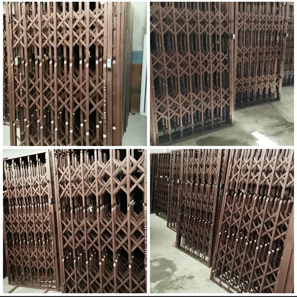 فروش درب آکاردئونی حفاظ پشت درب در اندیشه