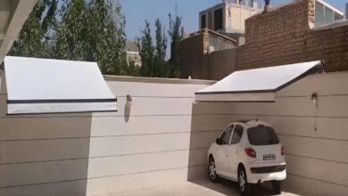 سایبان اتوماتیک ریموتدار در هشتگرد