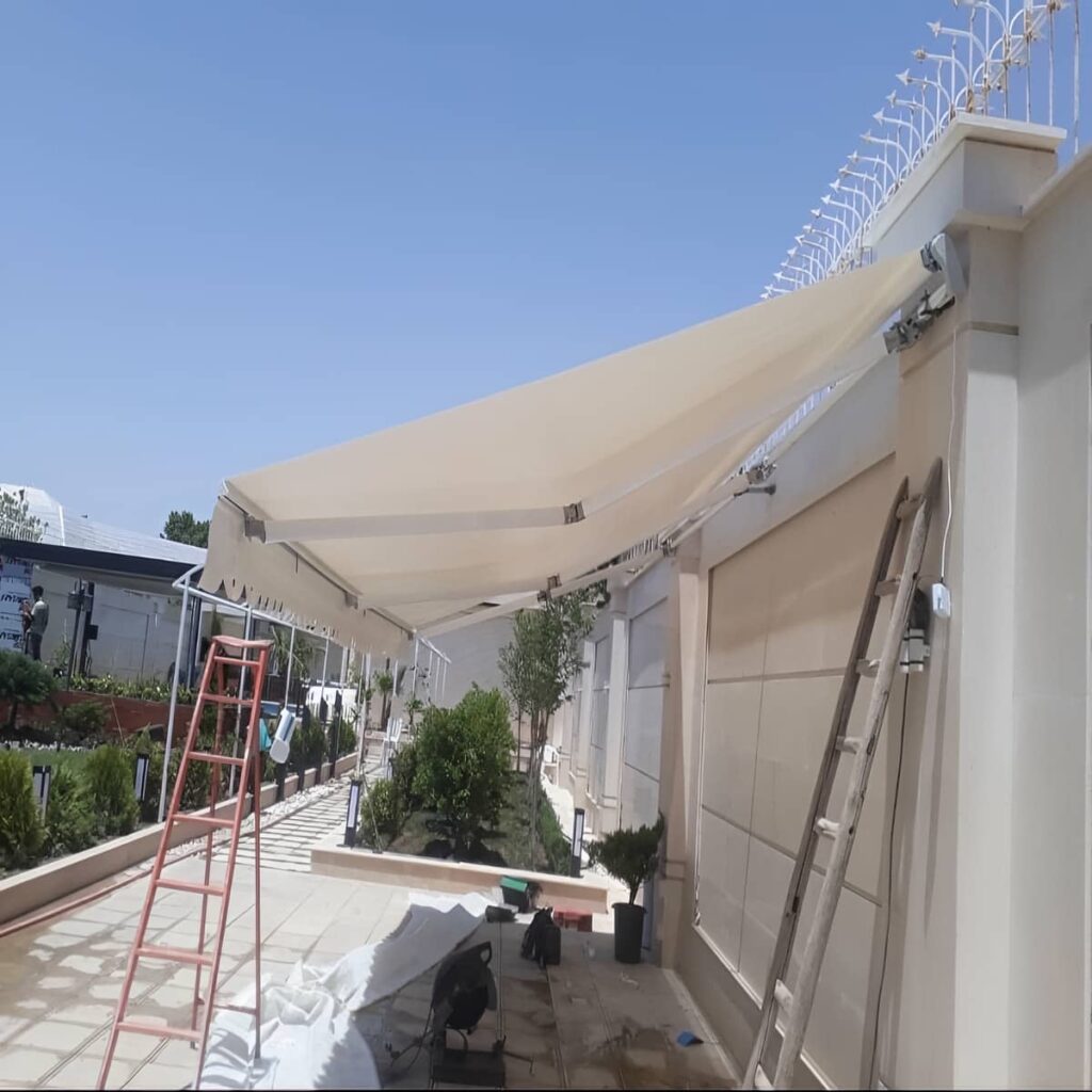 قیمت سایبان اتوماتیک ریموتدار مغازه در ساوه