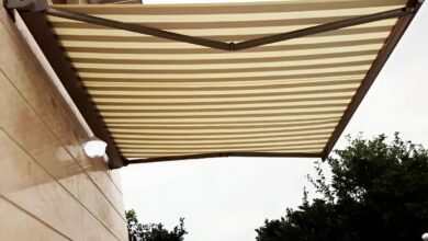 سایبان اتوماتیک ریموتدار در بومهن