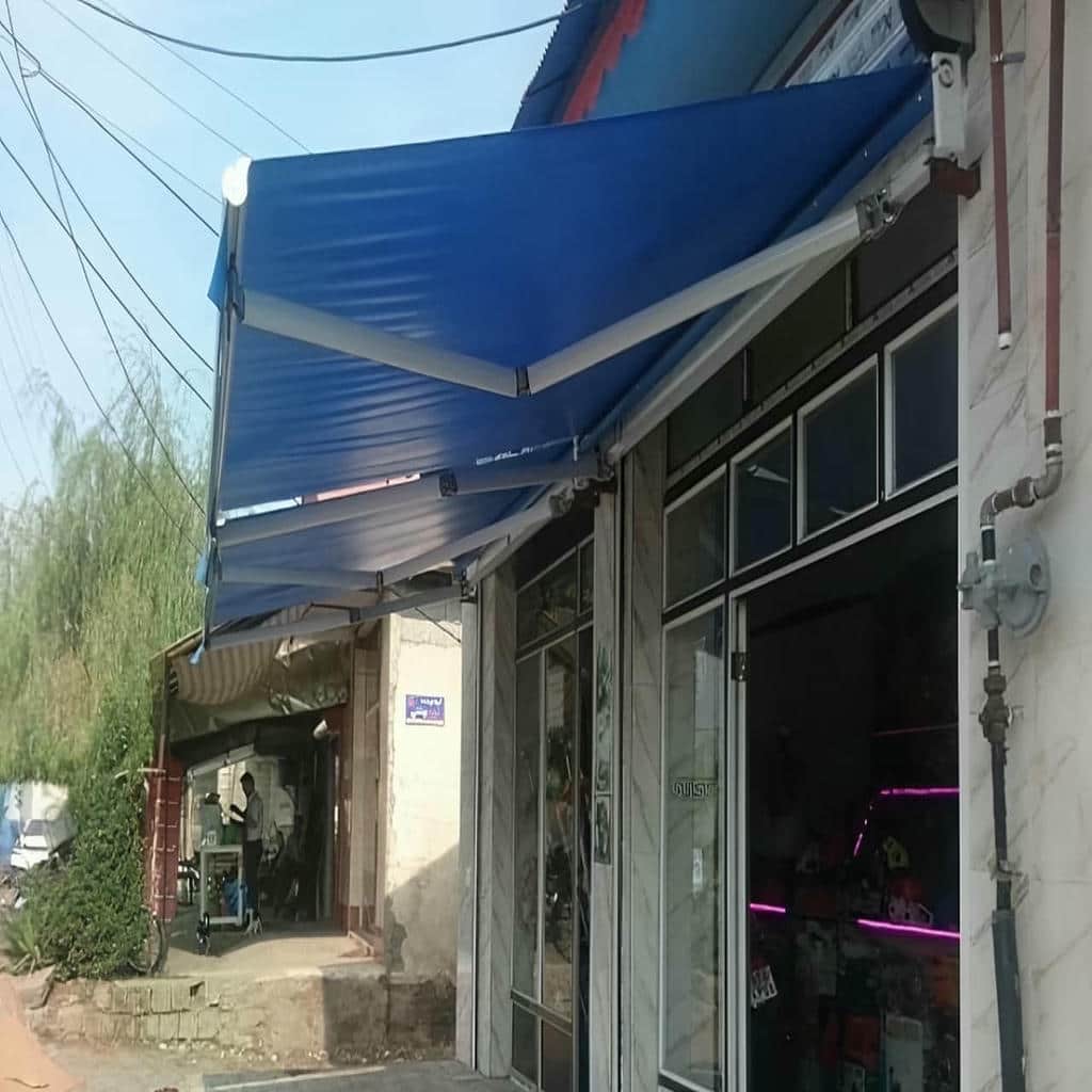 خرید سایبان اتوماتیک ریموتدار بازویی در سقز