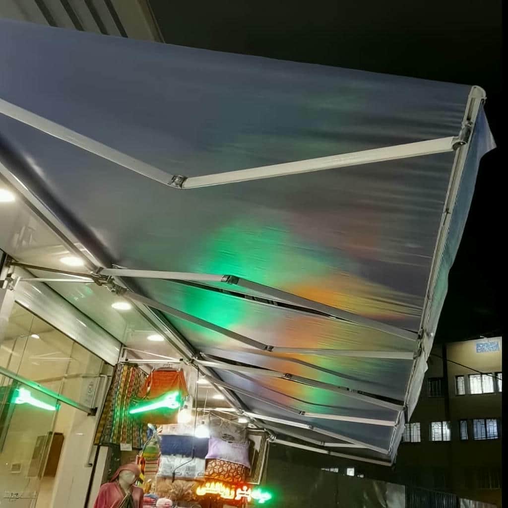 نصب سایبان اتوماتیک ریموتدار ضدآب در کمال شهر