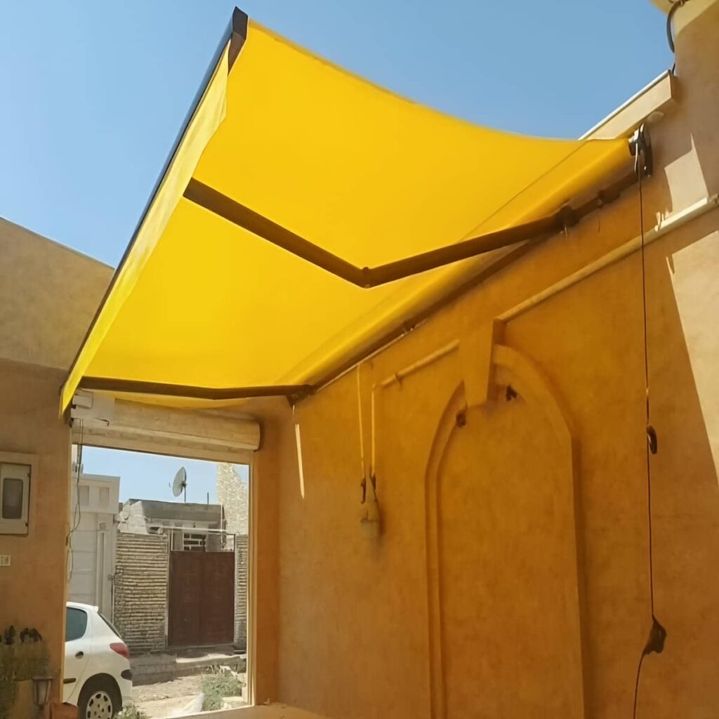 سایبان اتوماتیک ریموتدار در بندر انزلی