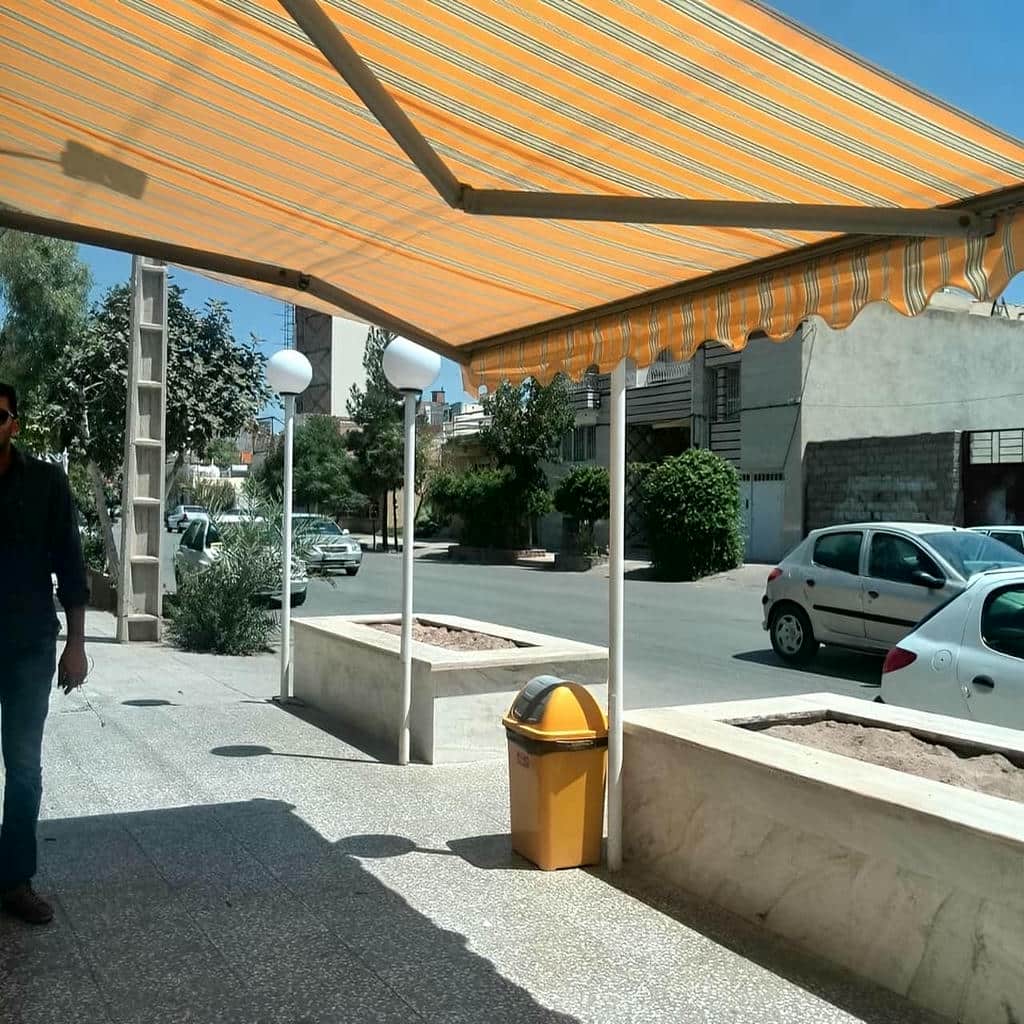 خرید سایبان اتوماتیک ریموتدار بازویی در فیروزکوه
