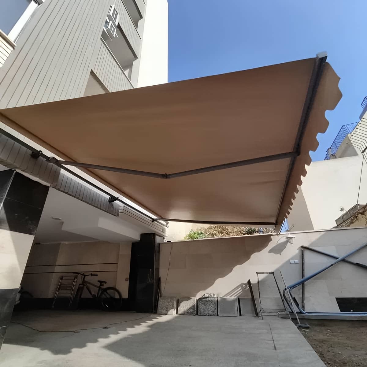 سایبان اتوماتیک ریموتدار در رشت