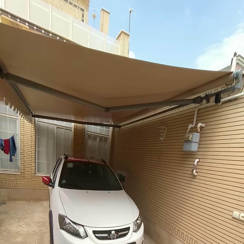 قیمت سایبان اتوماتیک ریموتدار مغازه در کاشان