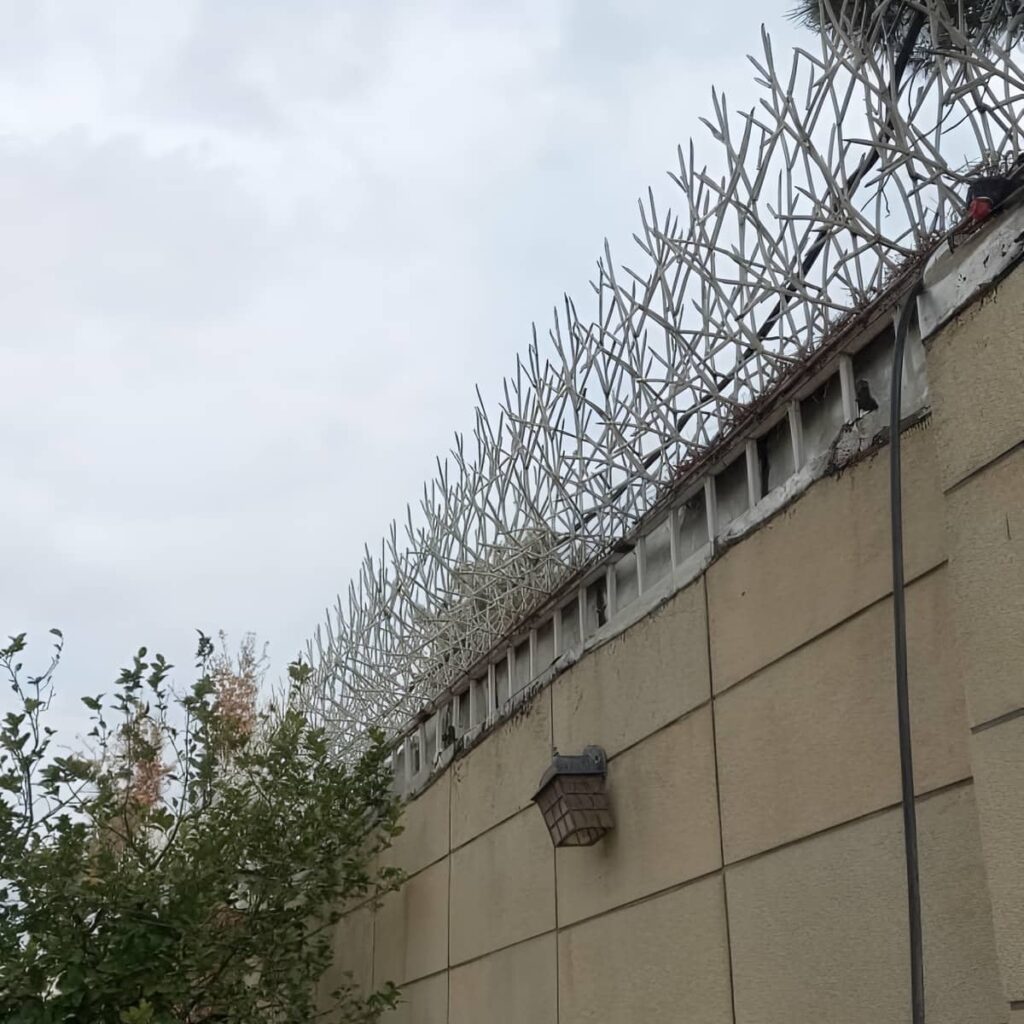 نصب نرده شاخ گوزنی پوشش ضدزنگ در همدان