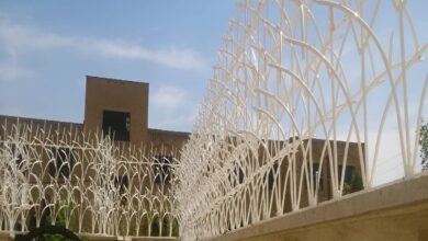 نرده شاخ گوزنی در کیش